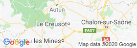 Le Creusot map